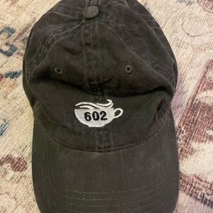 Black Cap with Embroidered Logo